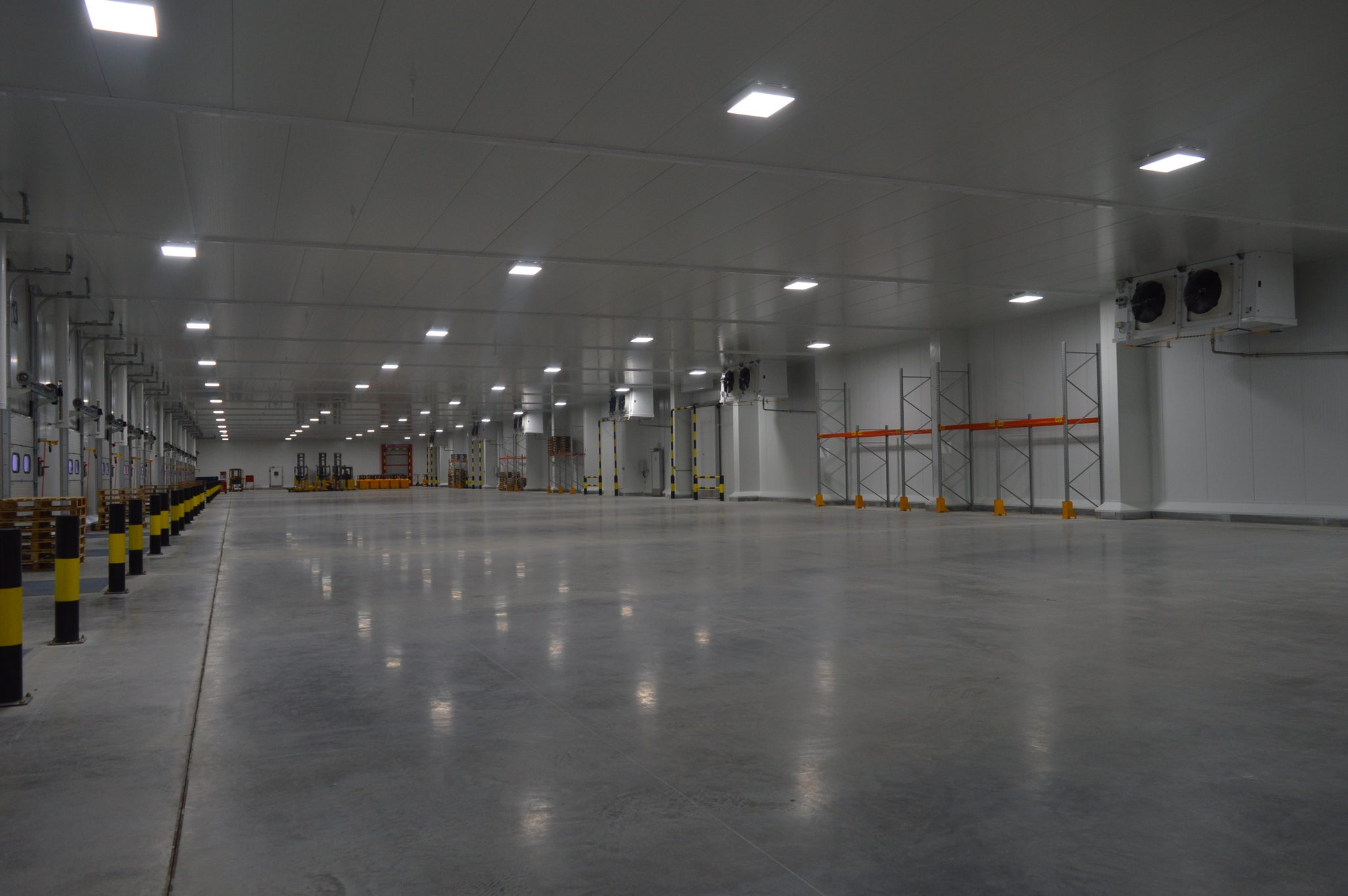 Industrial refrigeration installation