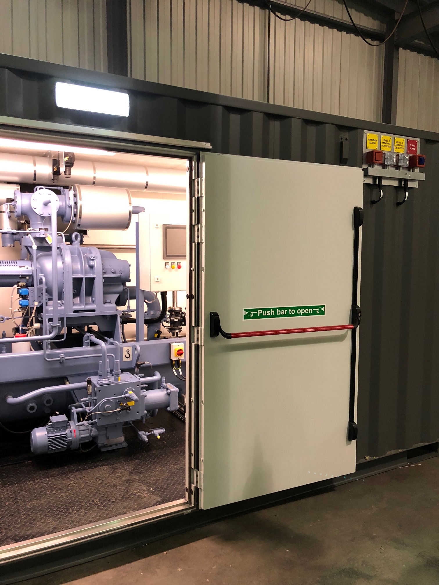 Containerised ammonia plant room for the Outer Hebrides.